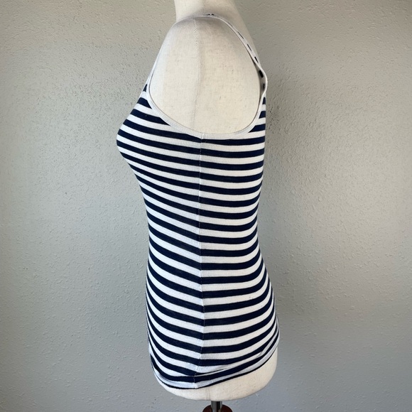 Aerie Navy Blue and White Striped Tank Top Size XS EUC - Picture 3 of 6